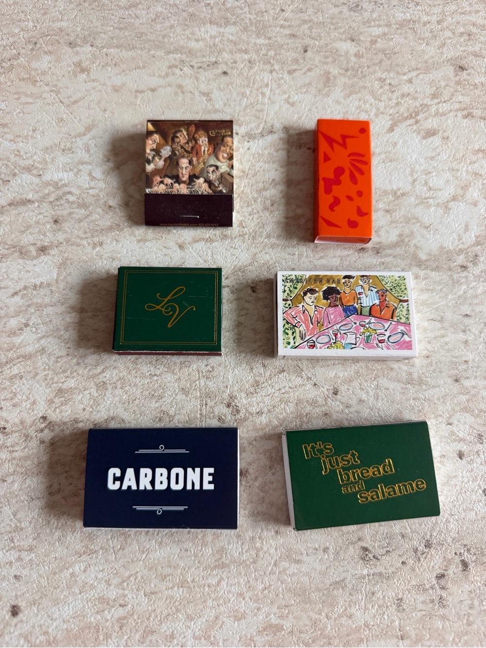 New York Classic Restaurant Matchbooks